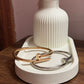 Luxury anti tarnish nail bracelet combo