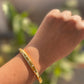 Stone studded anti tarnish bracelet elegant wear